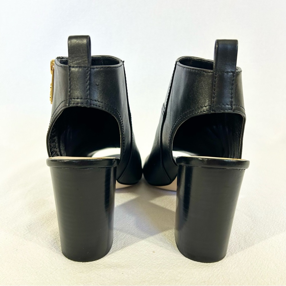 Open Toe, Side Zipper, Chunky Heel - image 2